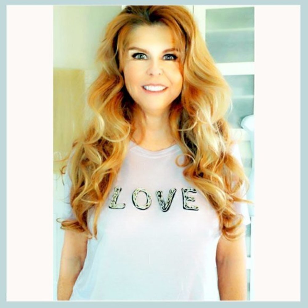 For The Republic Light Pink 'LOVE' Short Sleeve Tee